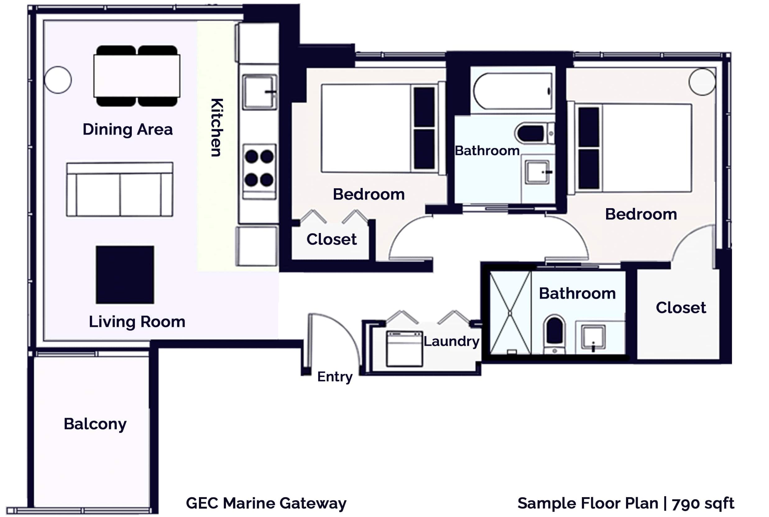 GEC Marine Gateway Student Residence Near Langara College