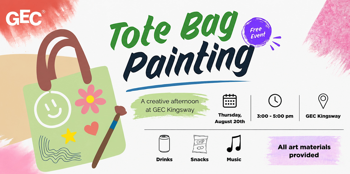 Tote Bag Painting Poster